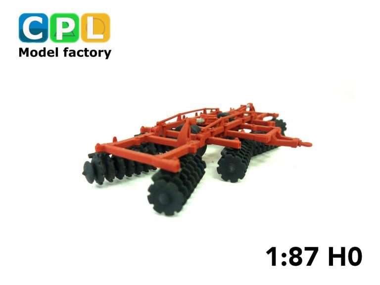 Preview: Scheibenegge BDT-7 rotbraun Arbeitsstellung